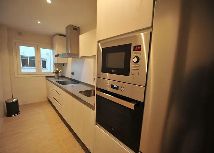 Diseno Terraza Dos Banos Piscina Apartman